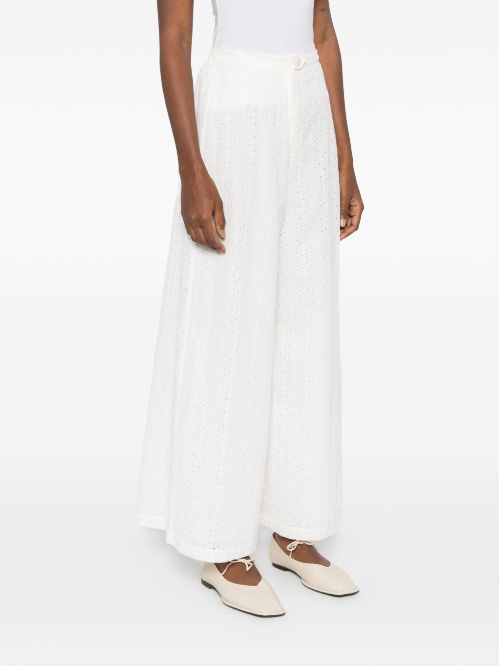 Forte Forte Women Embroidered Cotton Trousers
