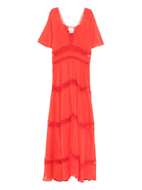 Forte Forte Women Cotton And Silk V-Necked Dress
