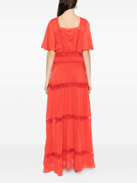 Forte Forte Women Cotton And Silk V-Necked Dress