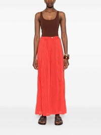 Forte Forte Women Voile Cotton And Silk Trousers