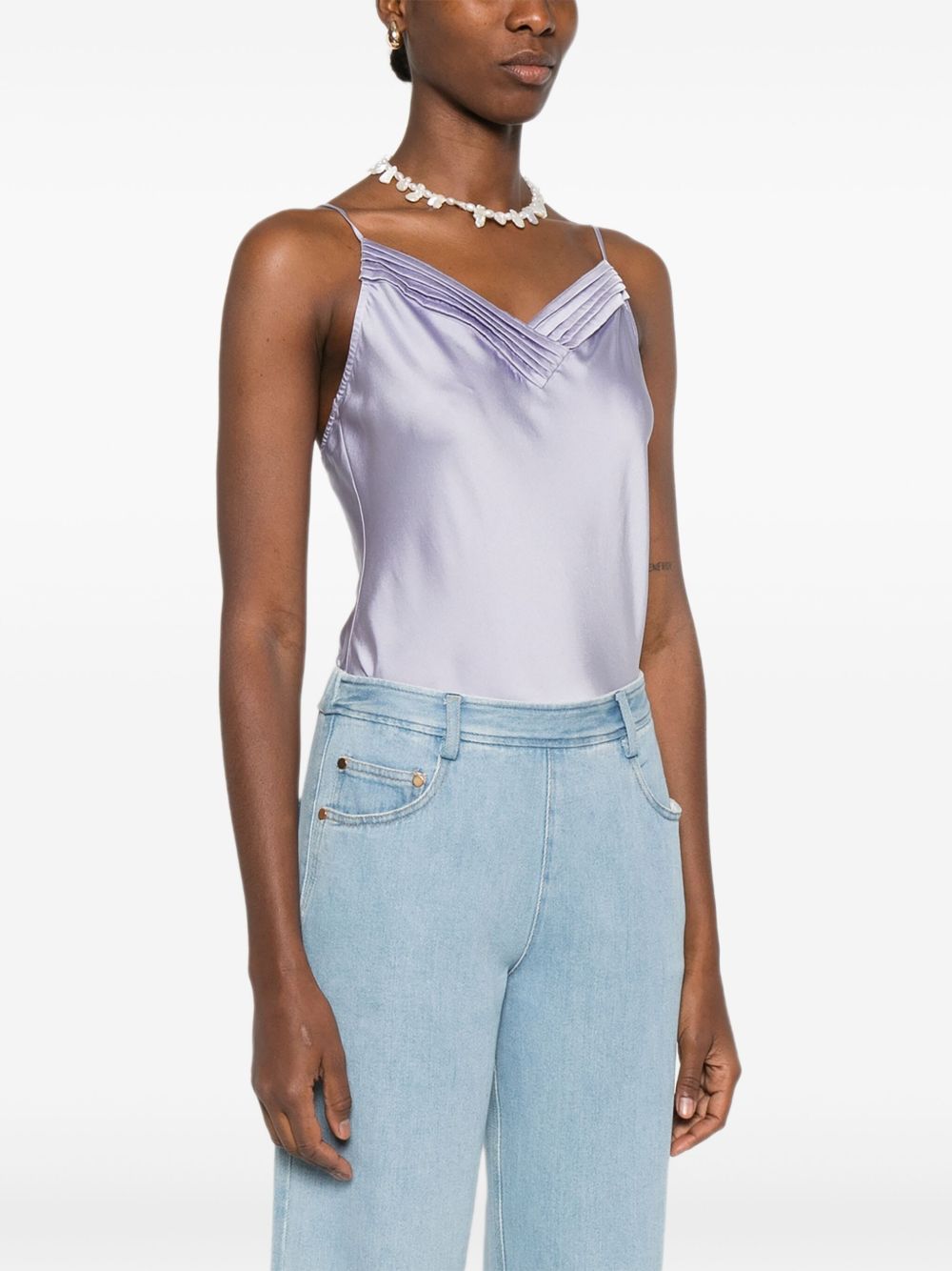 Forte Forte Women Silk Satin Bodysuit