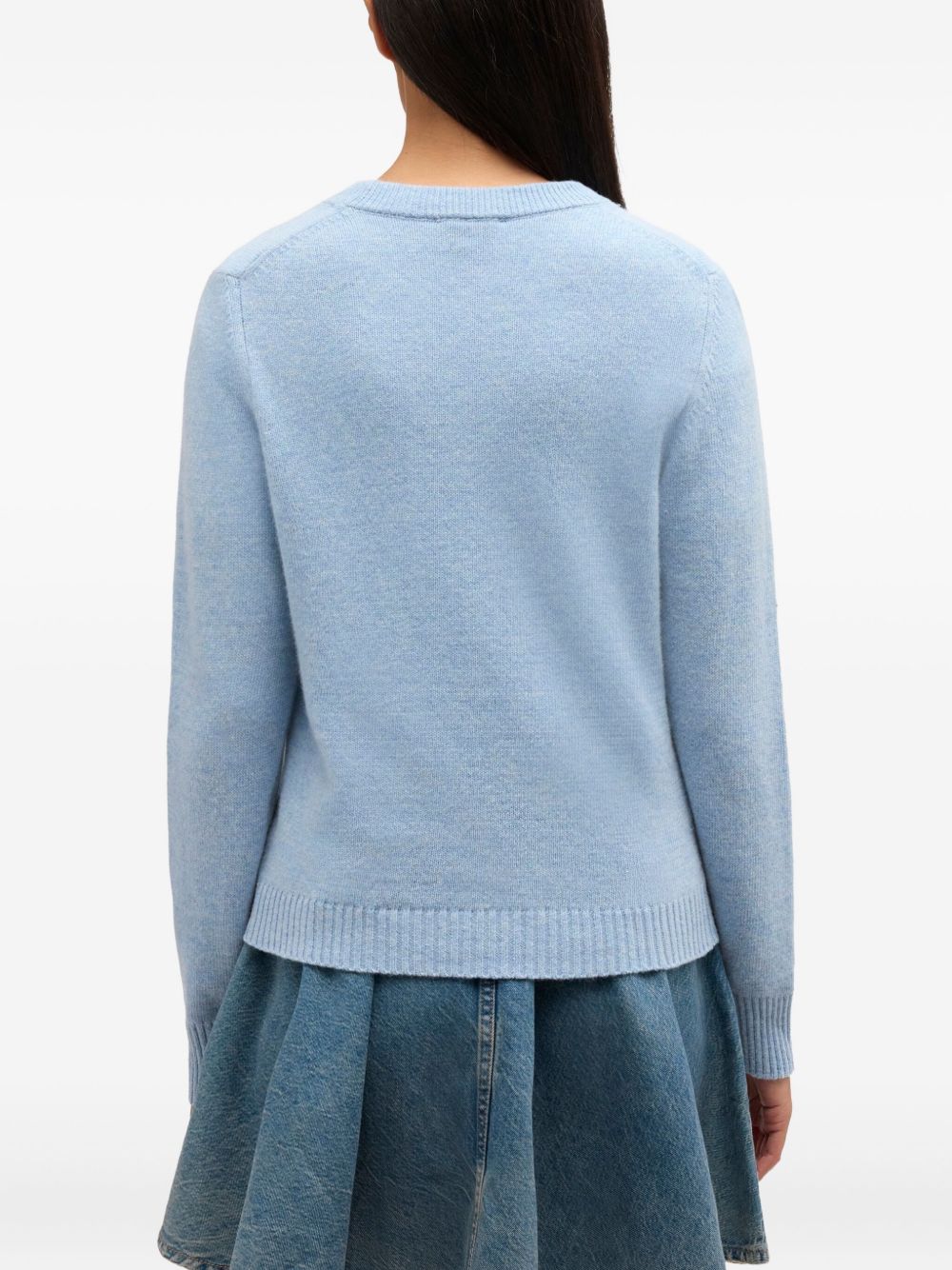Ganni Women Wool Crewneck Sweater