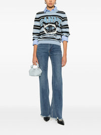 Ganni Women Wool Crewneck Sweater