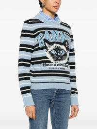 Ganni Women Wool Crewneck Sweater