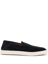 Giorgio Armani Men Leather Slip-On Sneakers