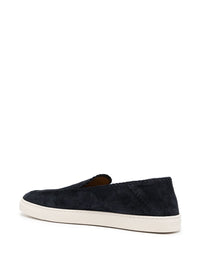 Giorgio Armani Men Leather Slip-On Sneakers