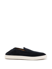 Giorgio Armani Men Leather Slip-On Sneakers