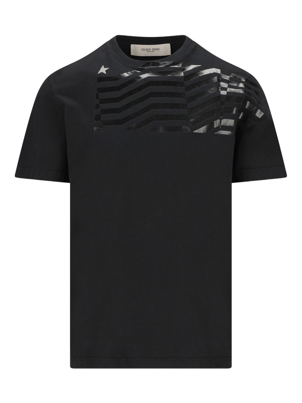Golden Goose Men Printed Cotton T-Shirt