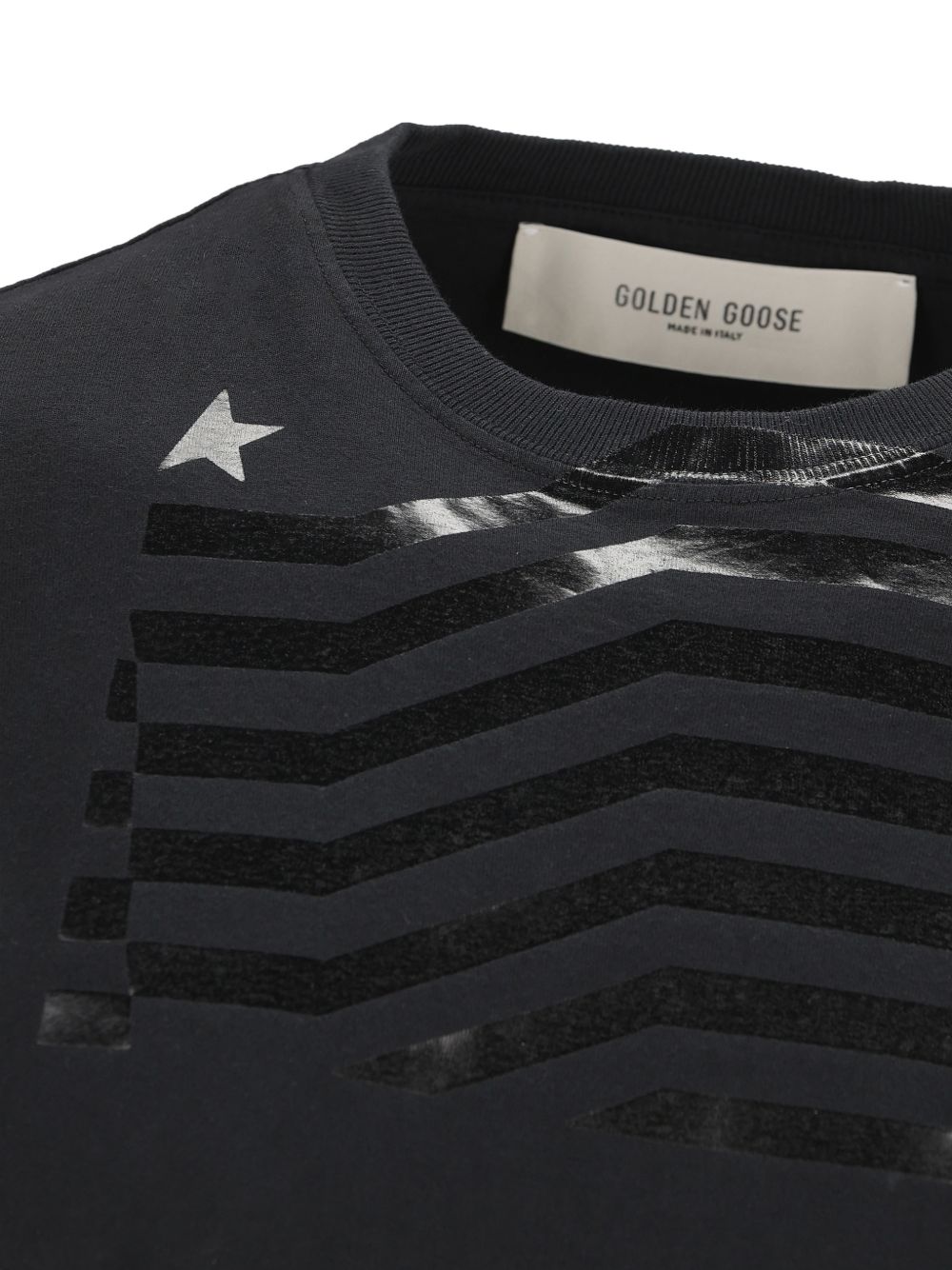 Golden Goose Men Printed Cotton T-Shirt