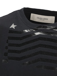 Golden Goose Men Printed Cotton T-Shirt