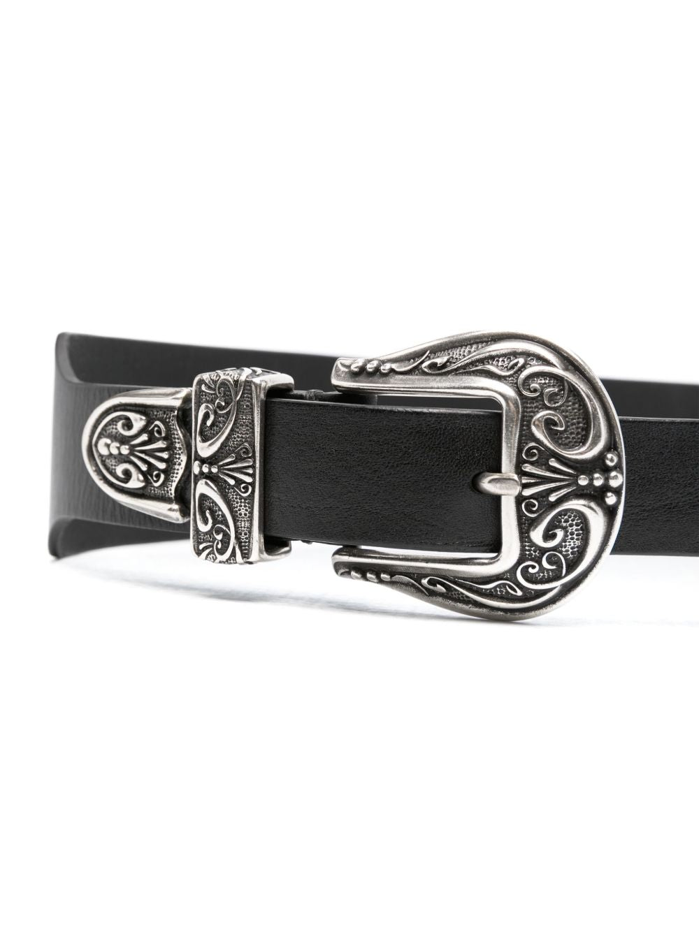 Golden Goose Women Double Buckle Leather Belt