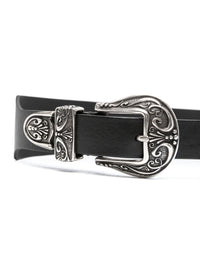 Golden Goose Women Double Buckle Leather Belt