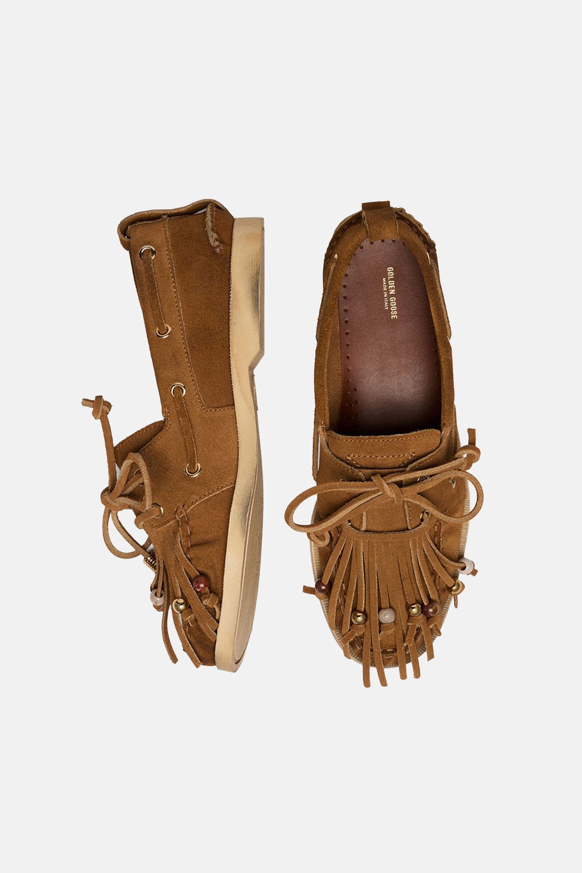 Golden Goose Golden Goose Women Boat Loafers With Fringes