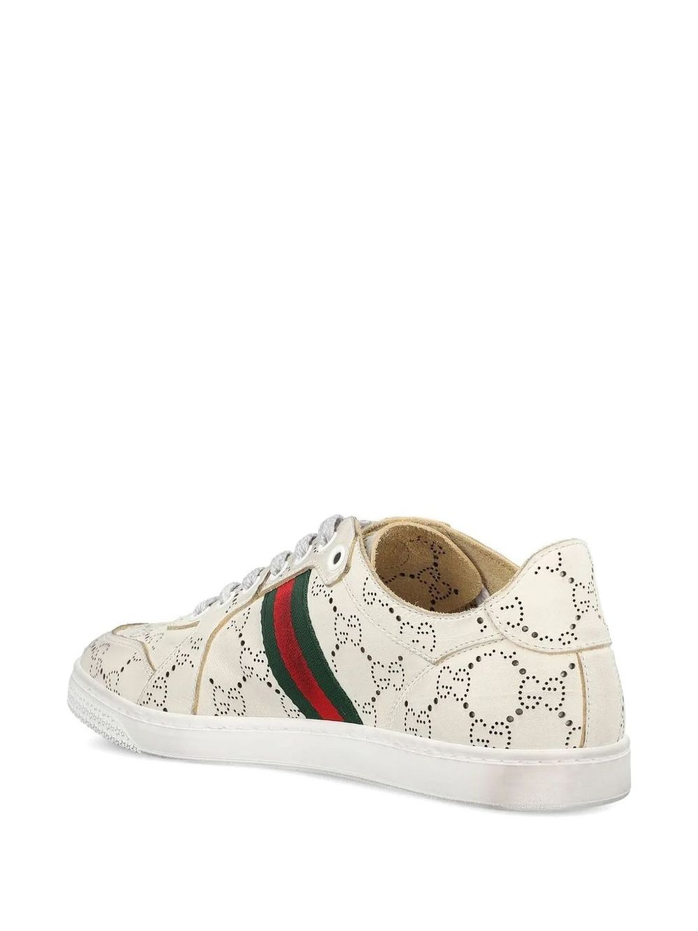 Gucci Women Stretch Leather Sneakers