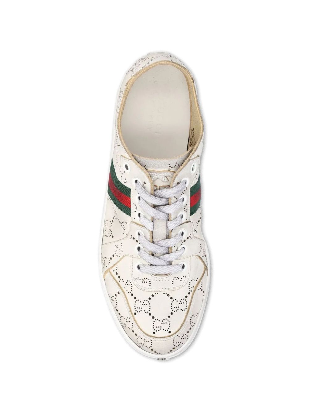 Gucci Women Stretch Leather Sneakers
