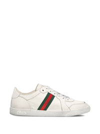 Gucci Women Stretch Leather Sneakers