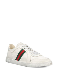 Gucci Women Stretch Leather Sneakers