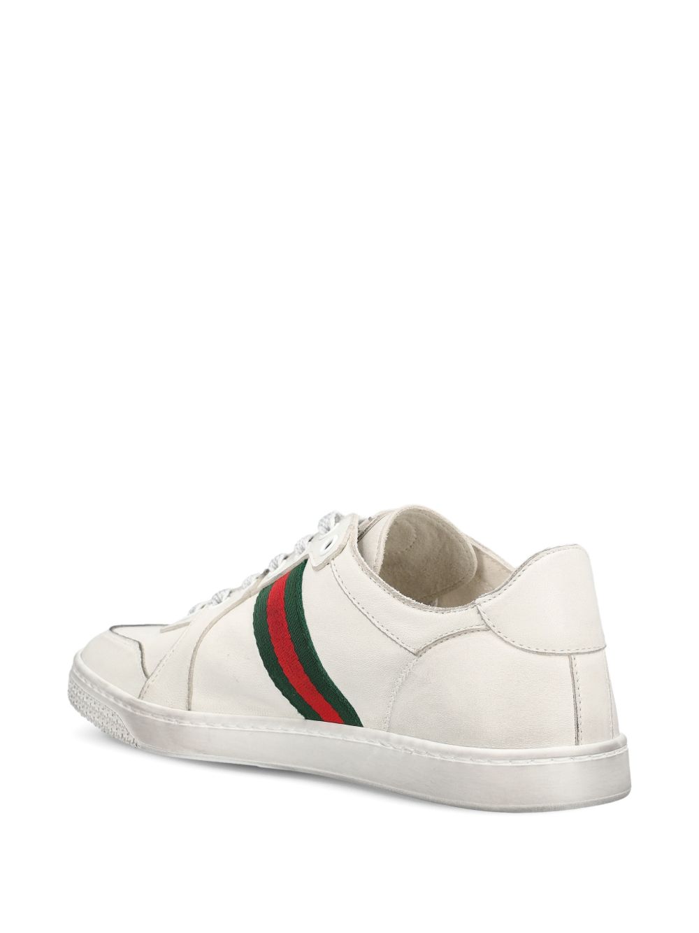 Gucci Women Stretch Leather Sneakers