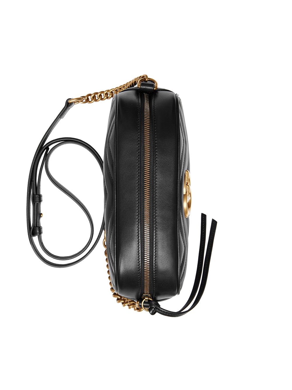 Gucci Women Gg Marmont Small Leather Crossbody Bag