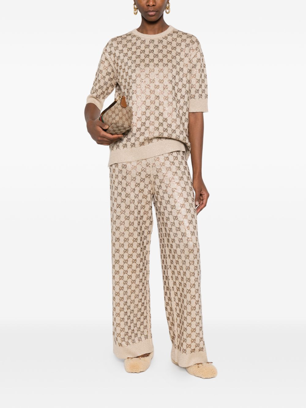 Gucci Women Gg Wool Sweater