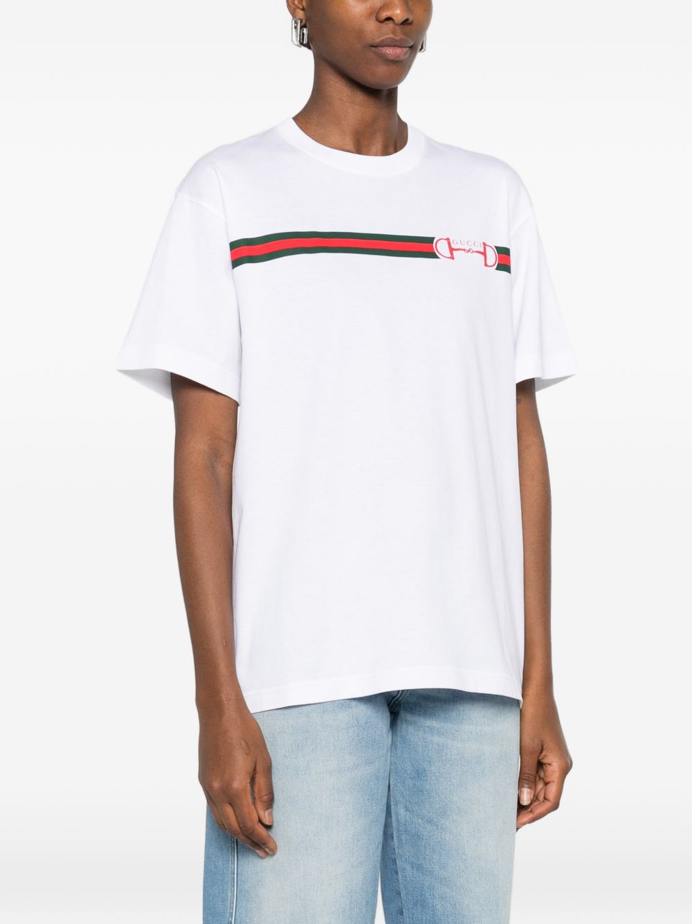 Gucci Women Logo Cotton T-Shirt