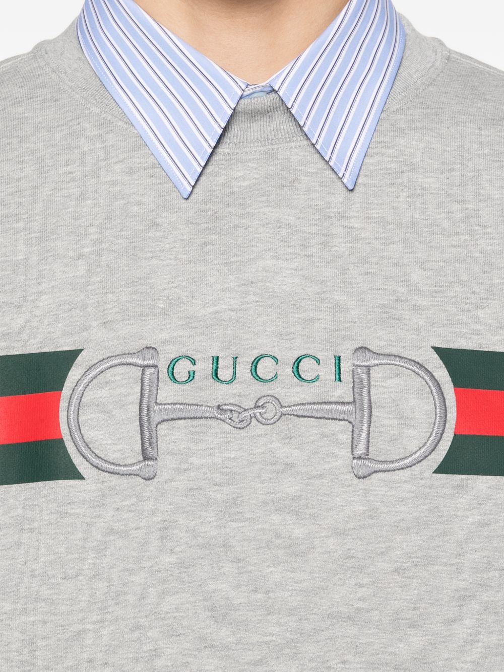 Gucci Men Logo Cotton Sweatshirt – Bluefly