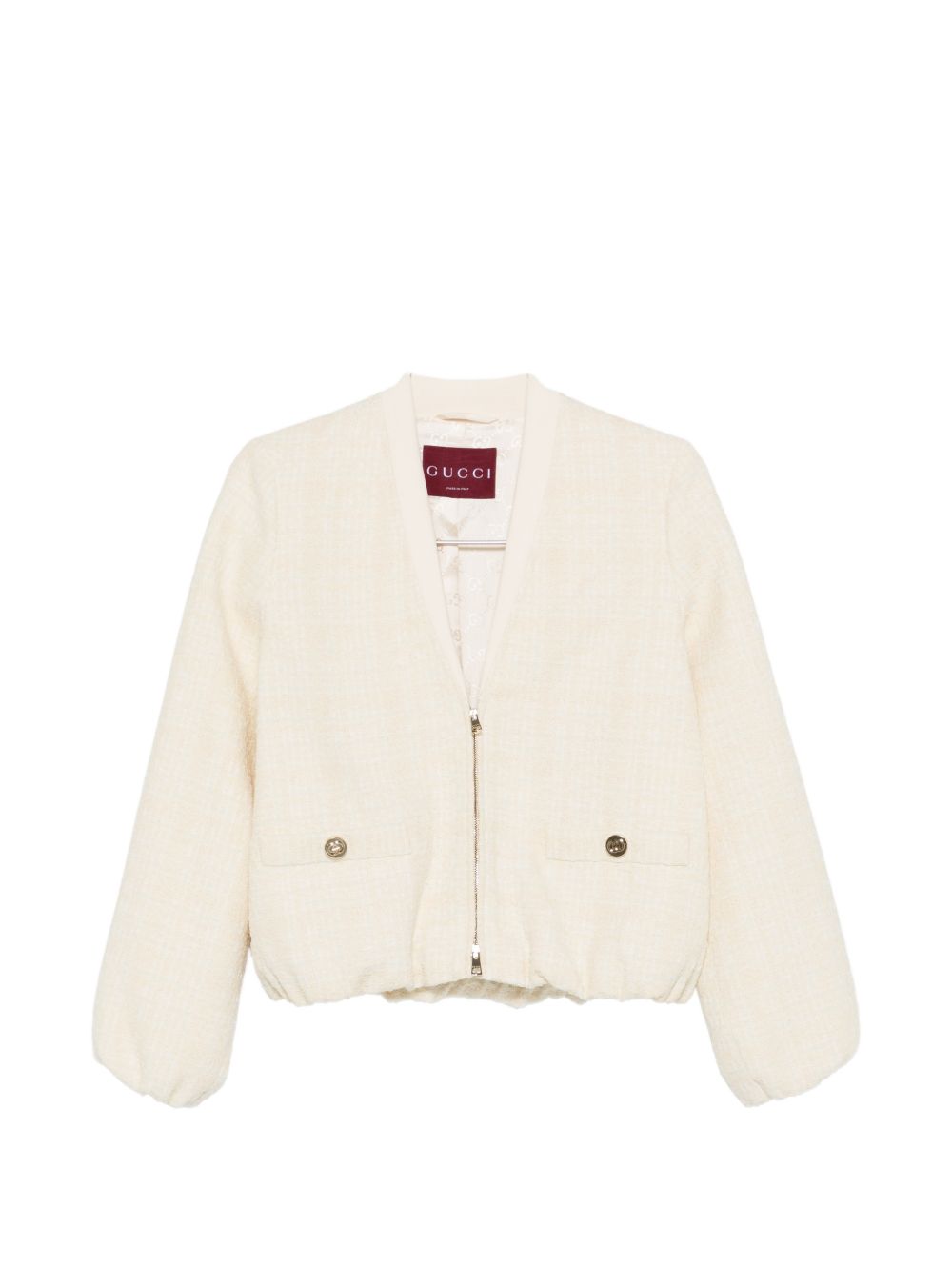 Gucci Women Cotton Tweed Jacket