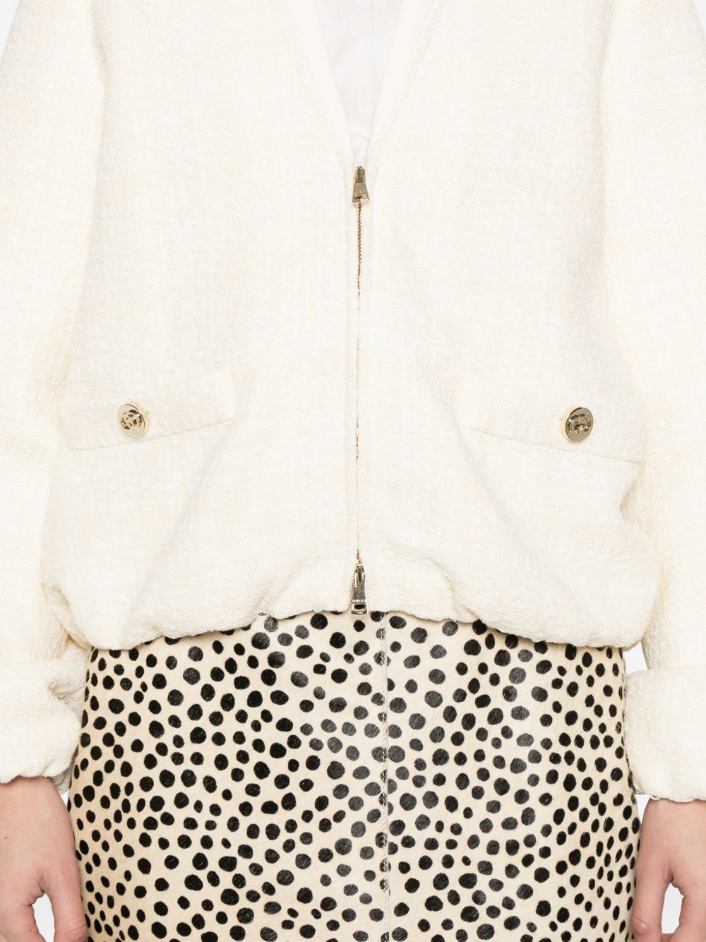 Gucci Women Cotton Tweed Jacket