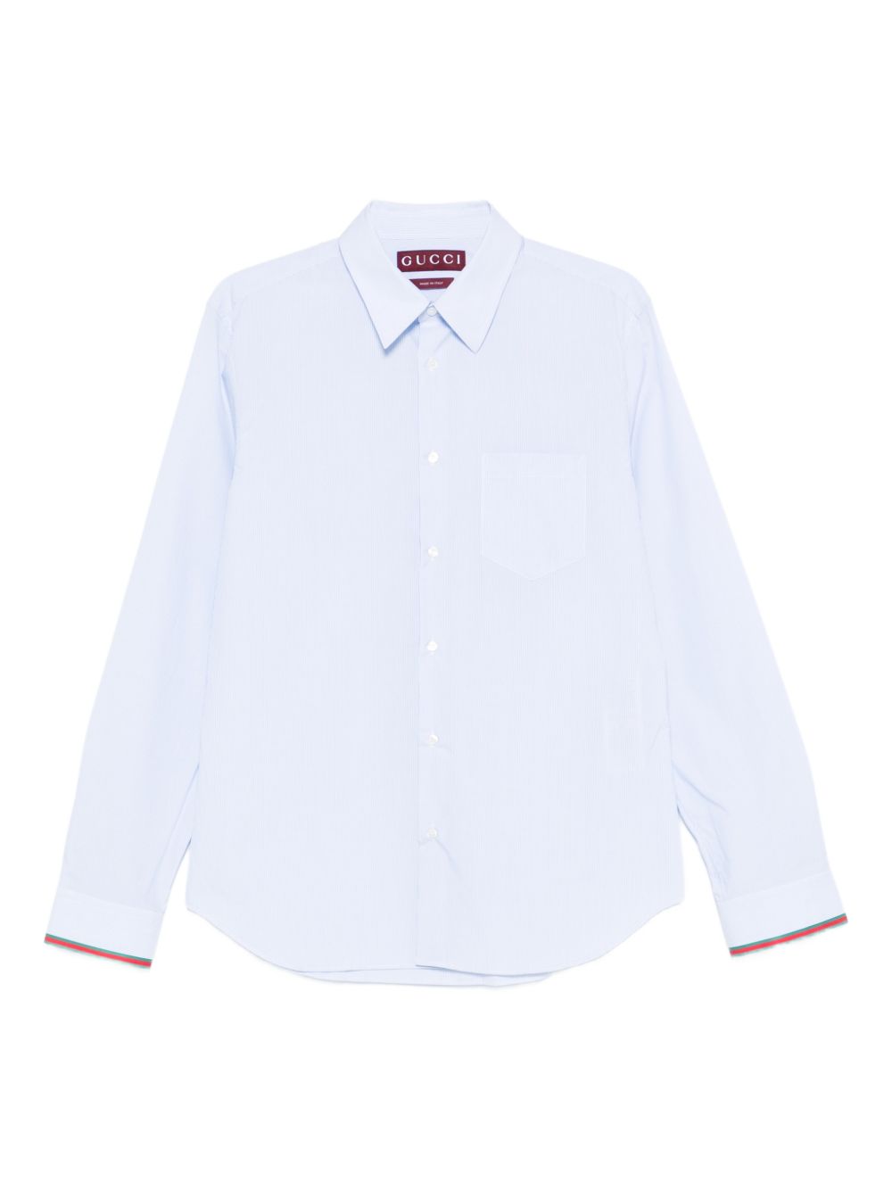 Gucci Men Striped Cotton Shirt