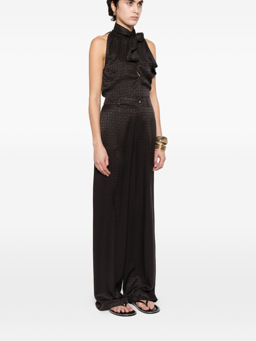GUCCI Gucci Women Horsebit Silk Trousers