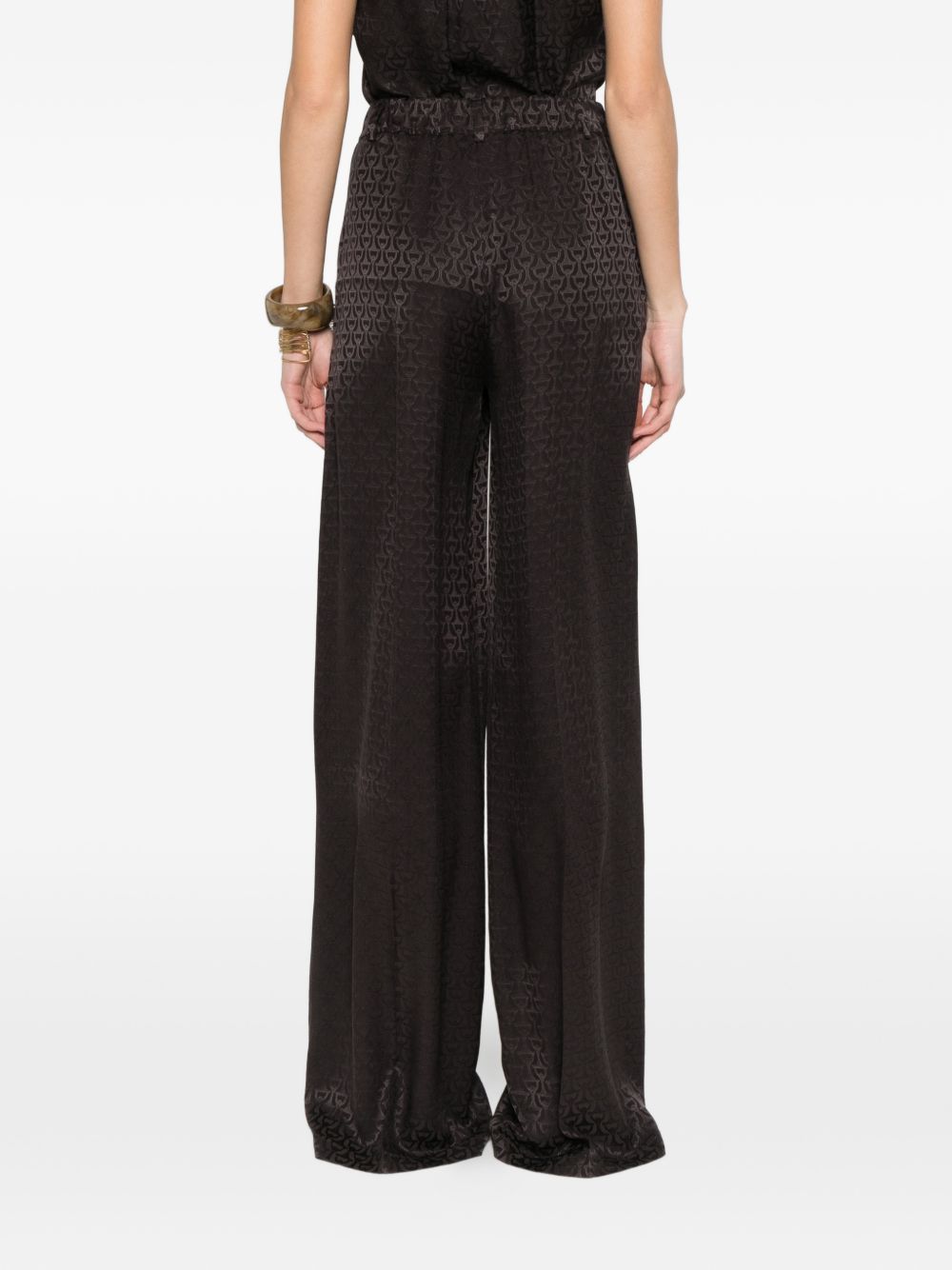 GUCCI Gucci Women Horsebit Silk Trousers