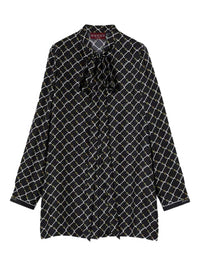 Gucci Women Printed Silk Shirt