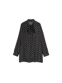 Gucci Women Printed Silk Shirt