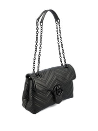 Gucci Women Gg Marmont Leather Shoulder Bag