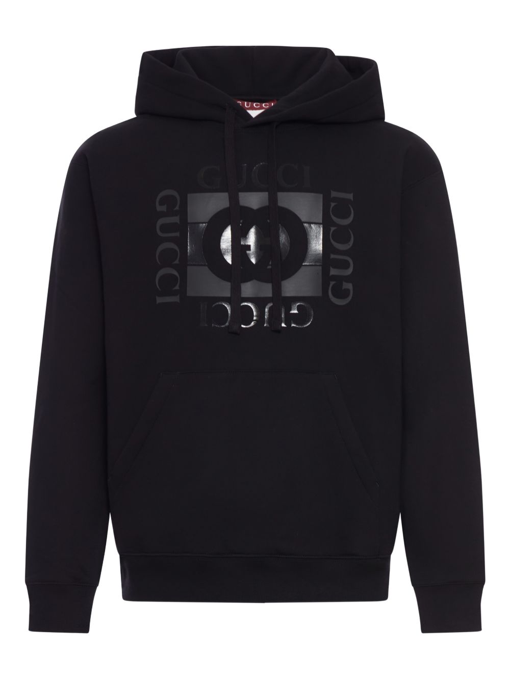 Gucci Men Logo Cotton Hoodie