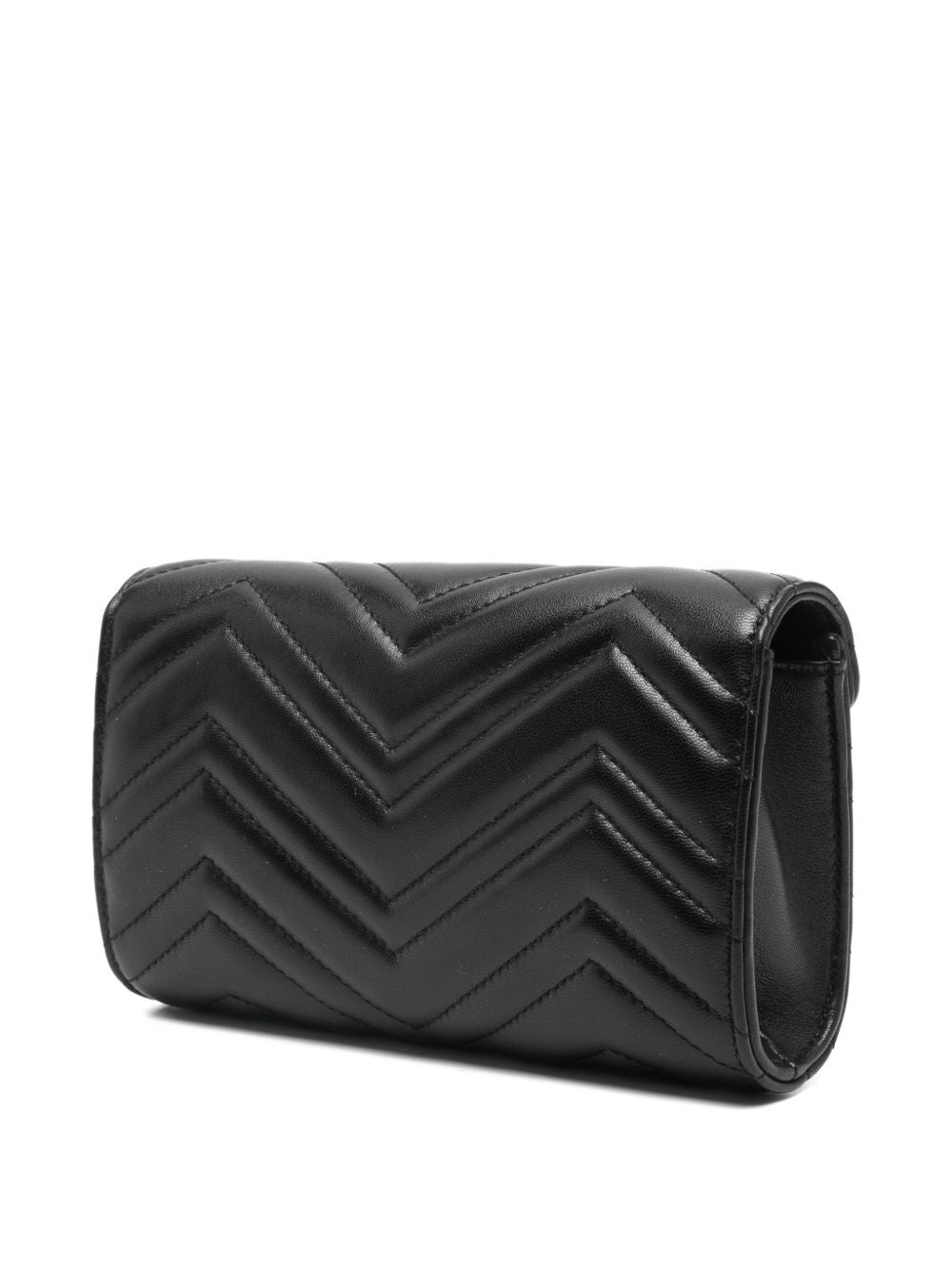 Gucci Women Gg Marmont Leather Wallet On Chain