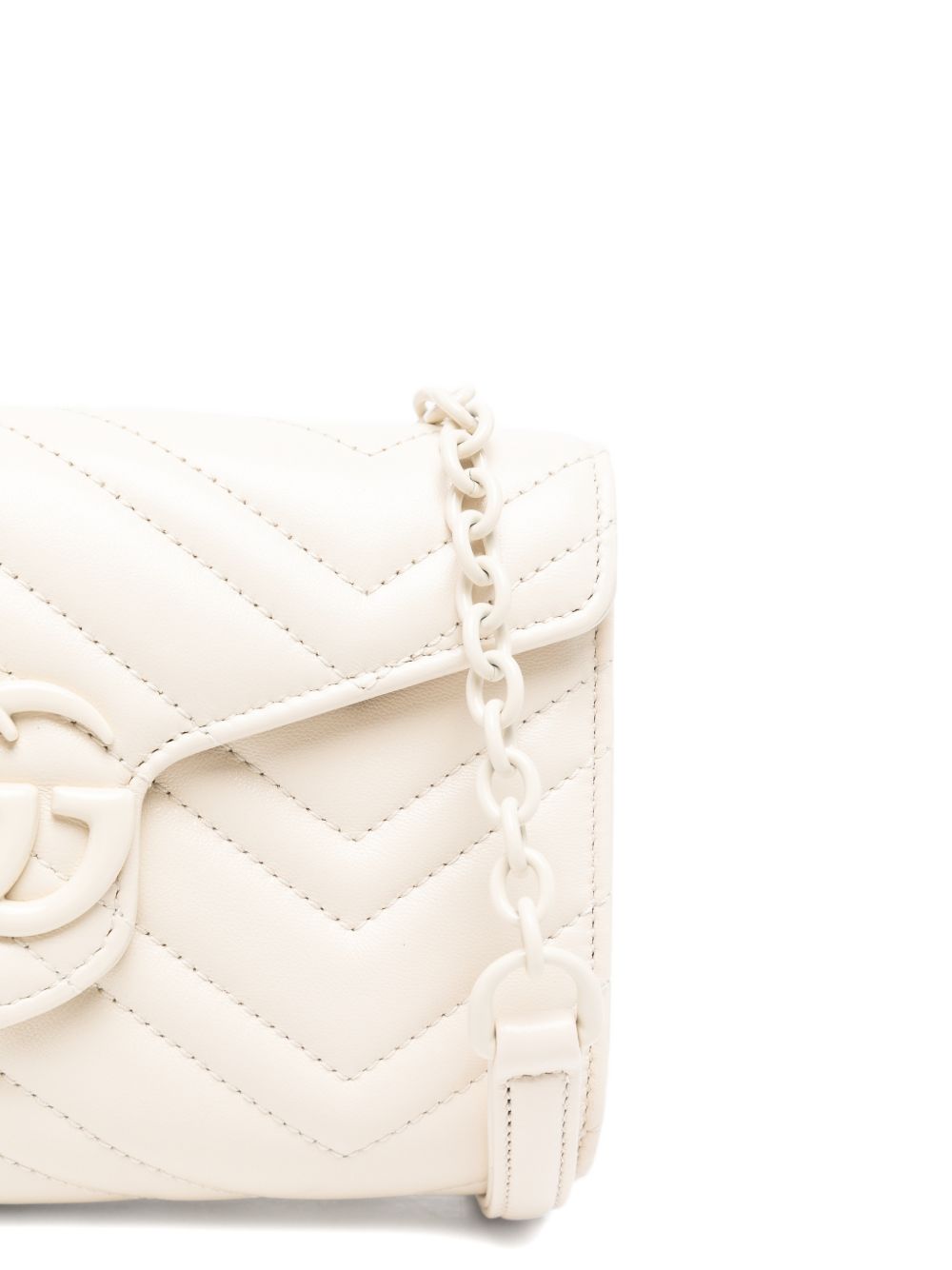 Gucci Women Gg Marmont Leather Wallet On Chain