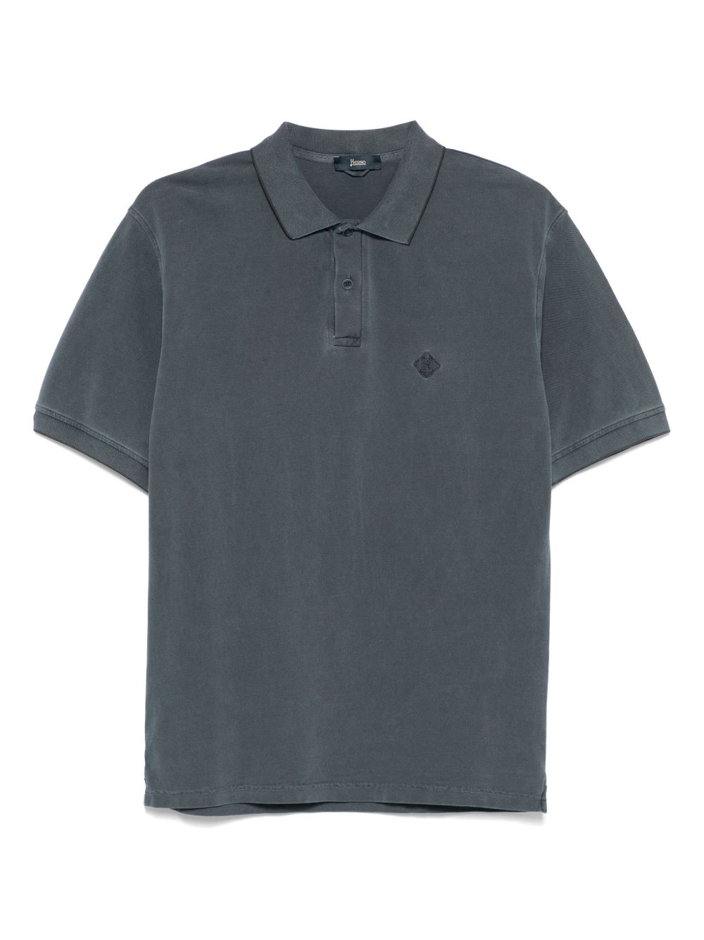 Herno Men Logo Cotton Polo Shirt