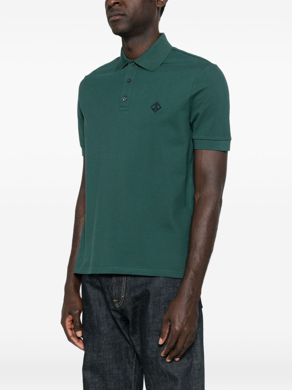 HERNO Herno Men Logo Cotton Polo Shirt