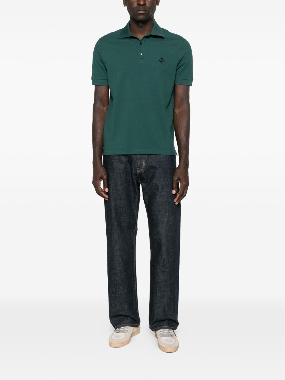 HERNO Herno Men Logo Cotton Polo Shirt