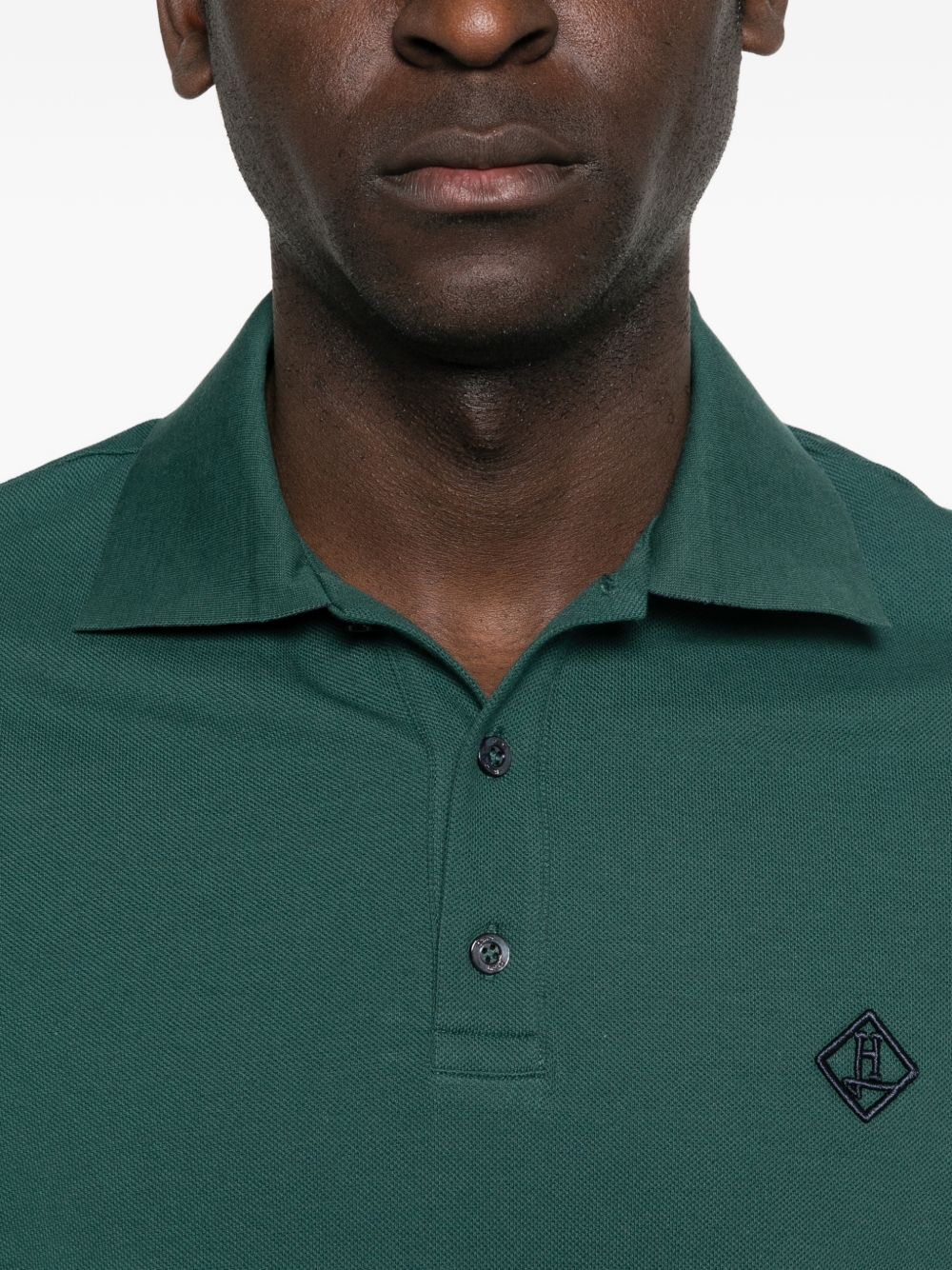 HERNO Herno Men Logo Cotton Polo Shirt