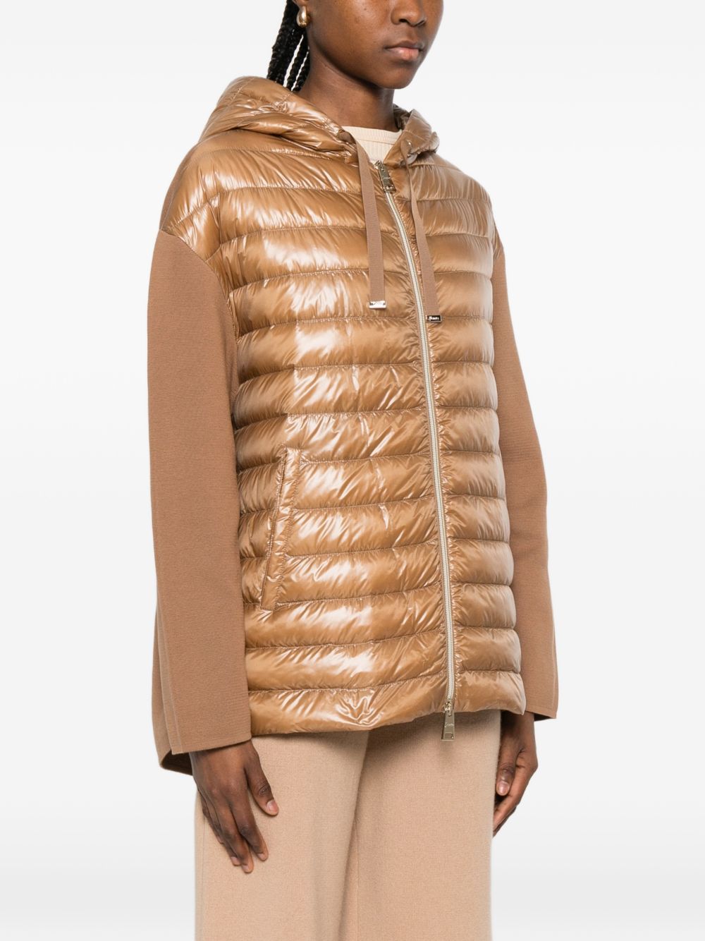 Herno Women Cotton And Nylon Down Jacket