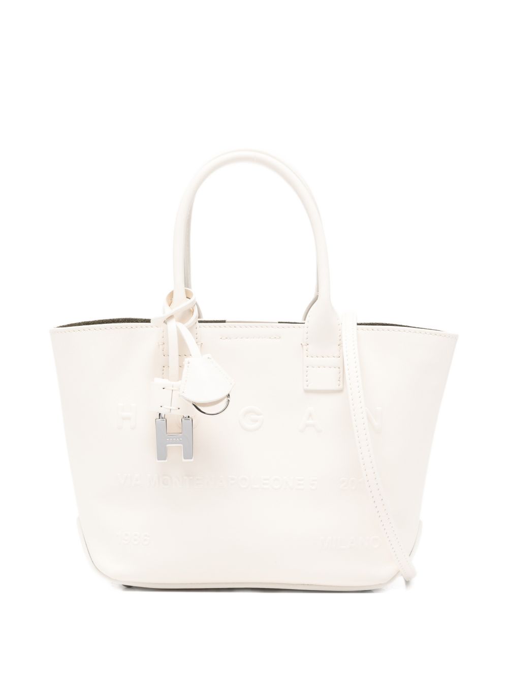 Hogan Women Mini Leather Tote Bag