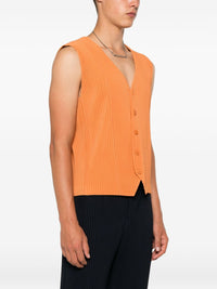 Homme Plisse' Issey Miyake Men Pleated V-Necked Vest