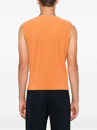 Homme Plisse' Issey Miyake Men Pleated V-Necked Vest