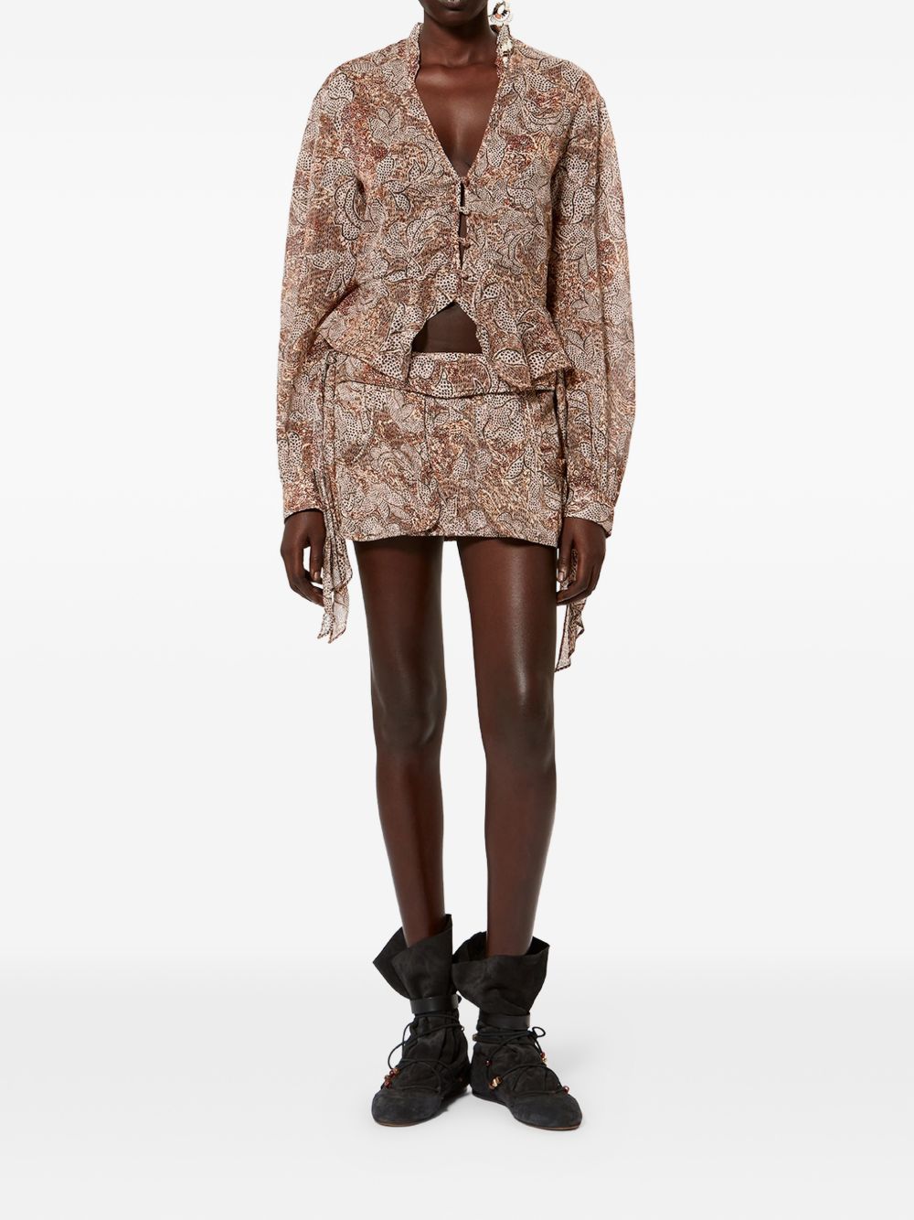 Isabel Marant Women Celeny Printed Blouse