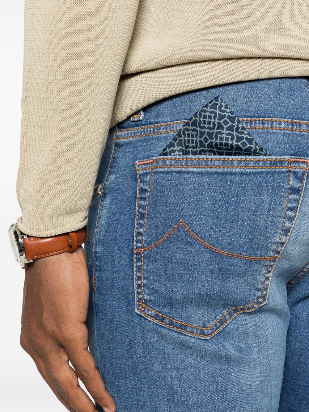 Jacob Cohen Men Slim Fit Denim Jeans