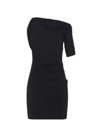 Jacquemus Women La Mini Robe Drapeado Dress