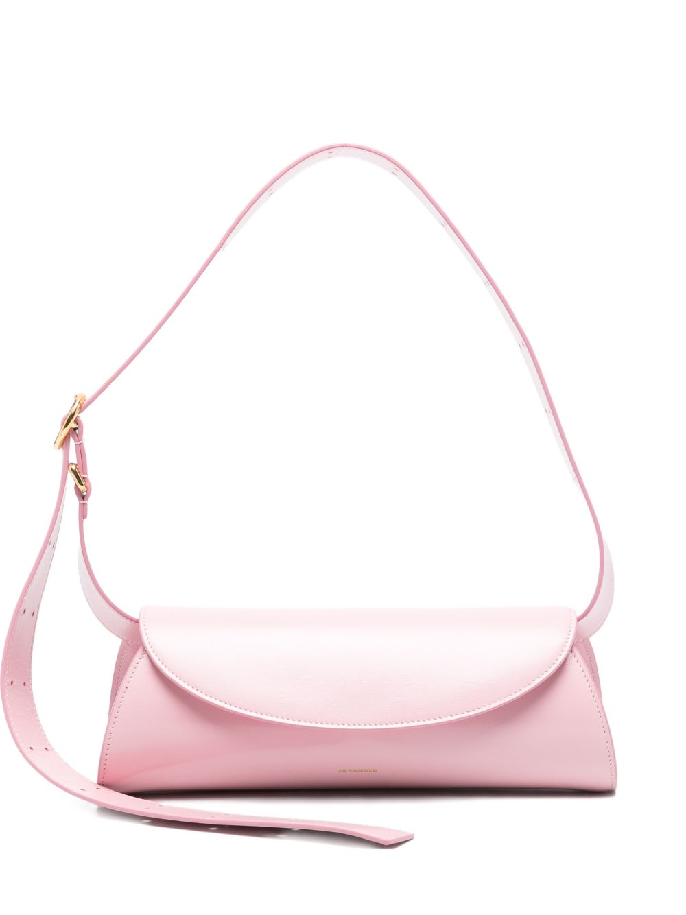 Jil Sander Women Cannolo Small Leather Shoulder Bag