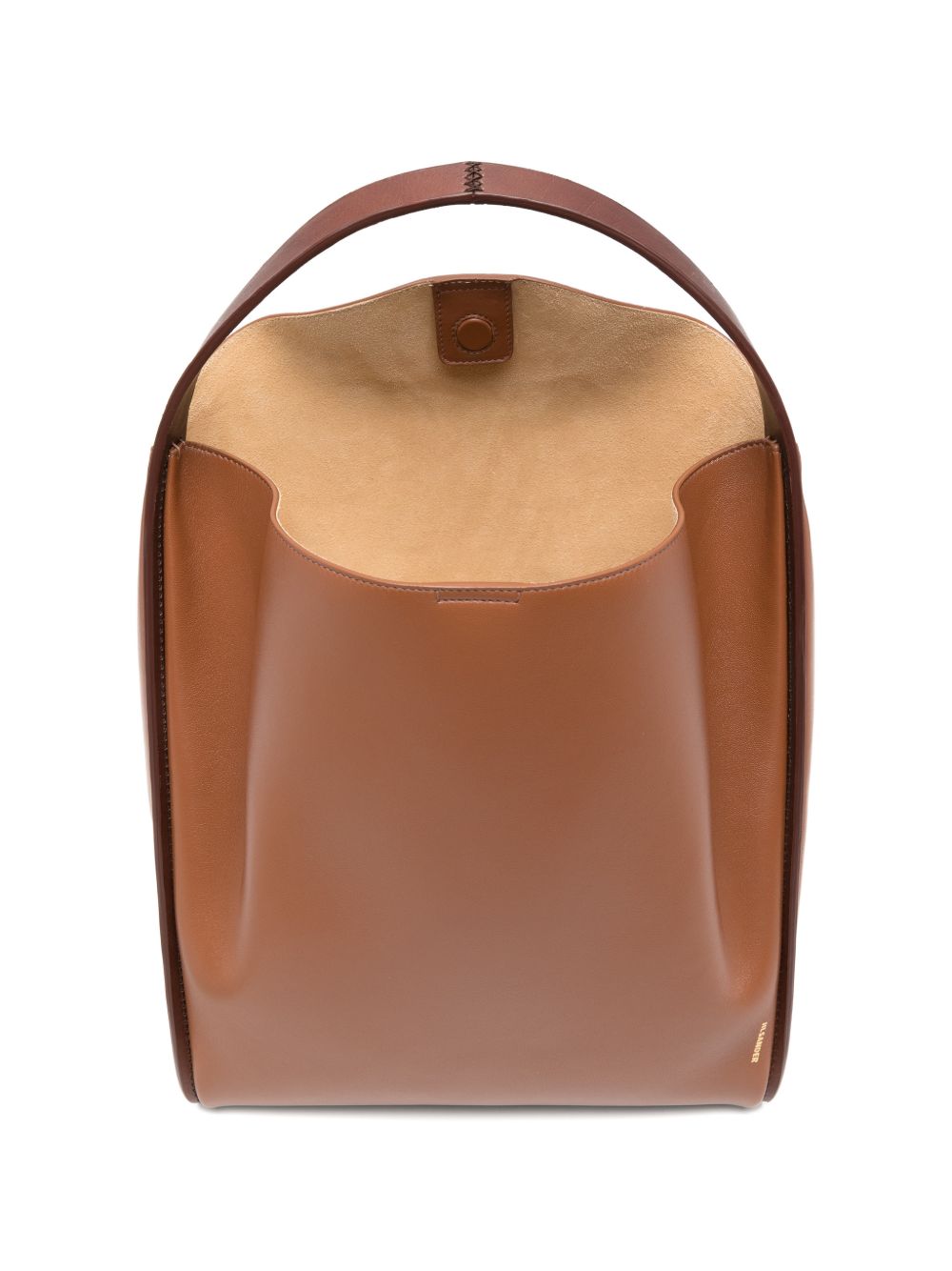 Jil Sander Women Pivot Leather Tote Bag